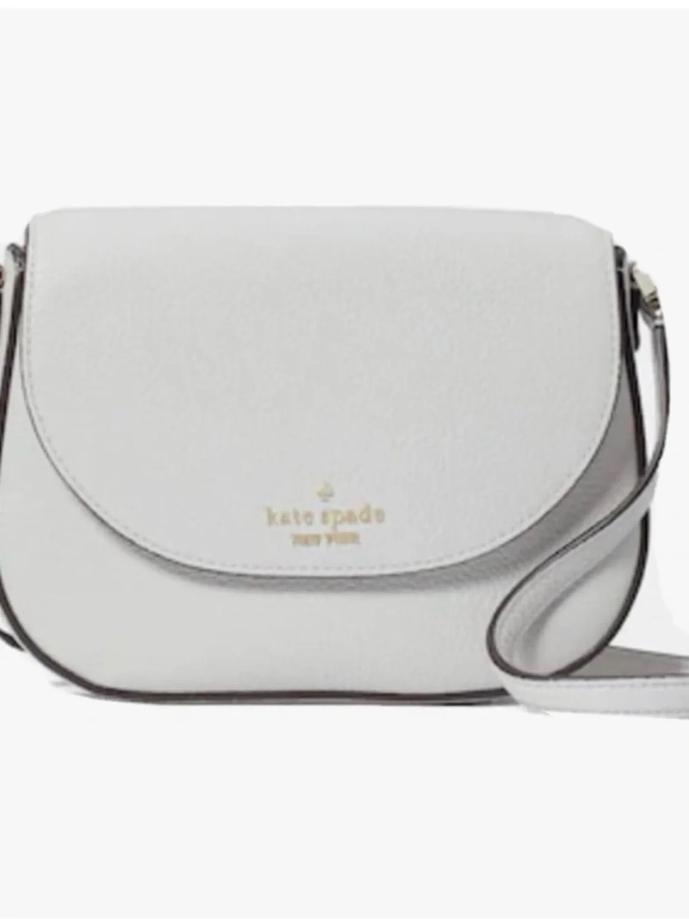 Kate Spade New York Leila Mini Flap Crossbody (Quill Grey)